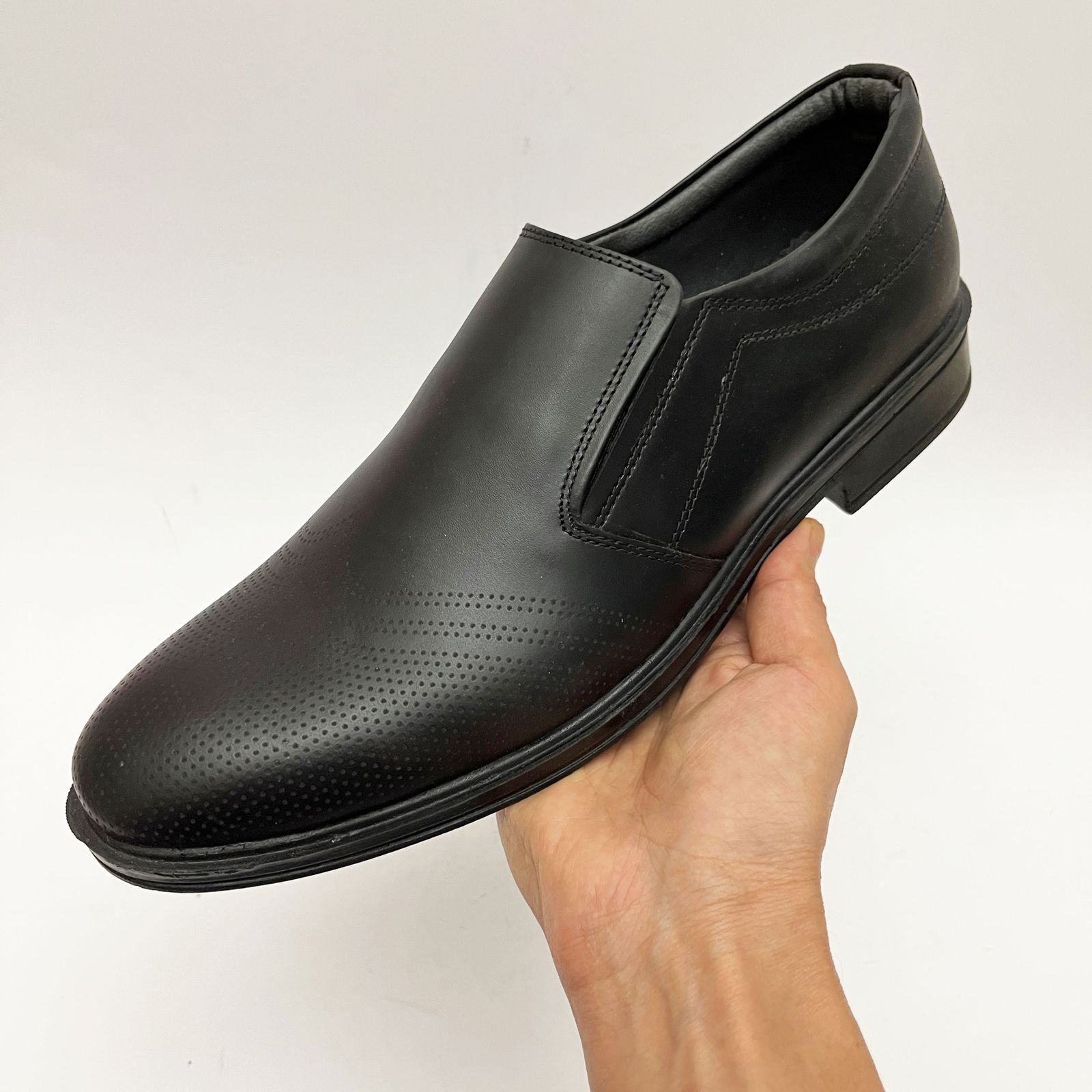 کفش مردانه مدل چرم پوش کد 4053 -  - 6