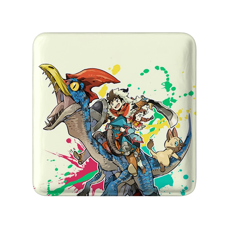 مگنت خندالو طرح بازی شکارچی هیولا (Monster Hunter) مدل مربعی کد 33290