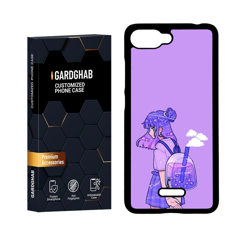 کاور گارد قاب مدل دور ژله ای دخترانه مناسب برای گوشی موبایل شیائومی Redmi 6A