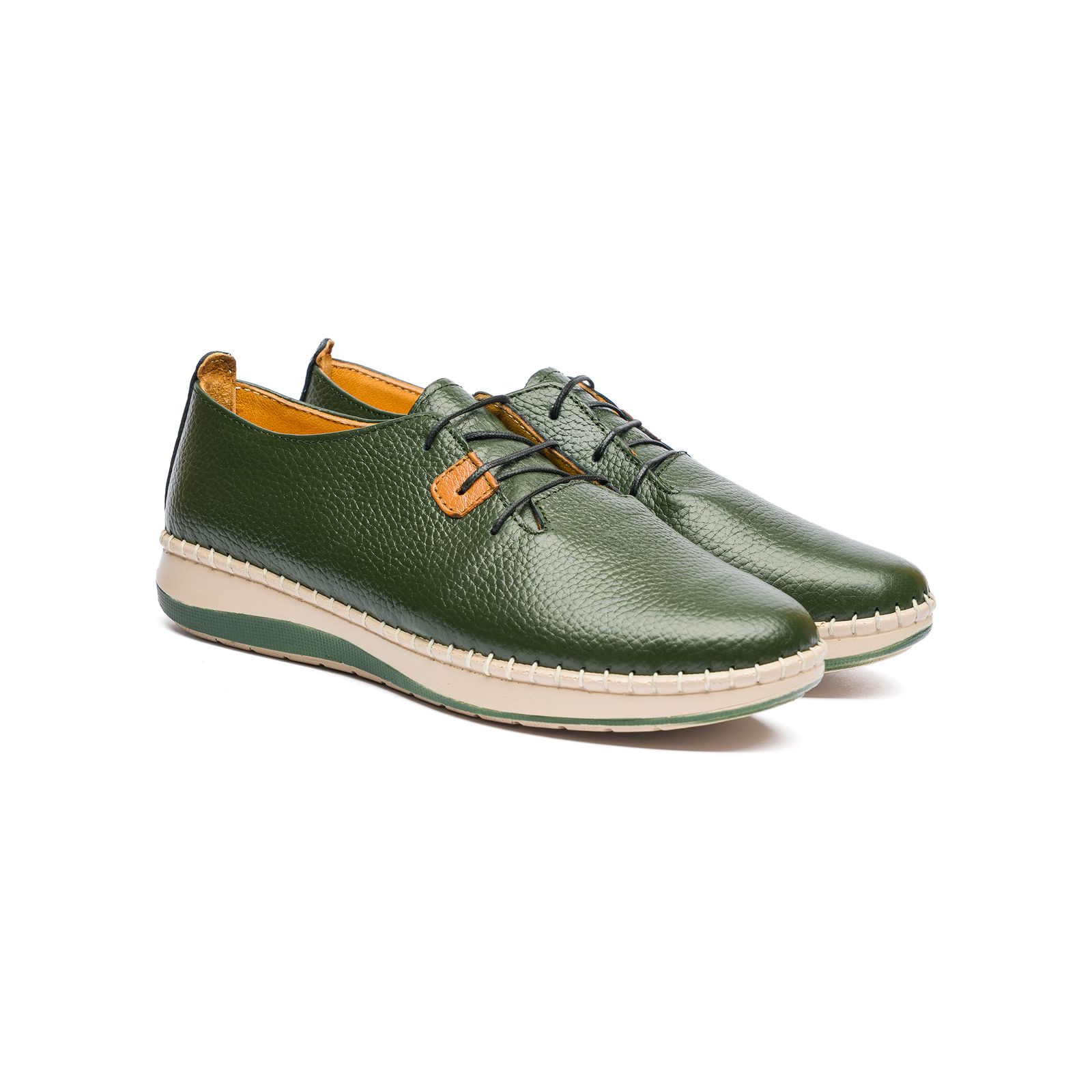 کفش طبی زنانه مدل آنیس بندی تمام چرم - - 47