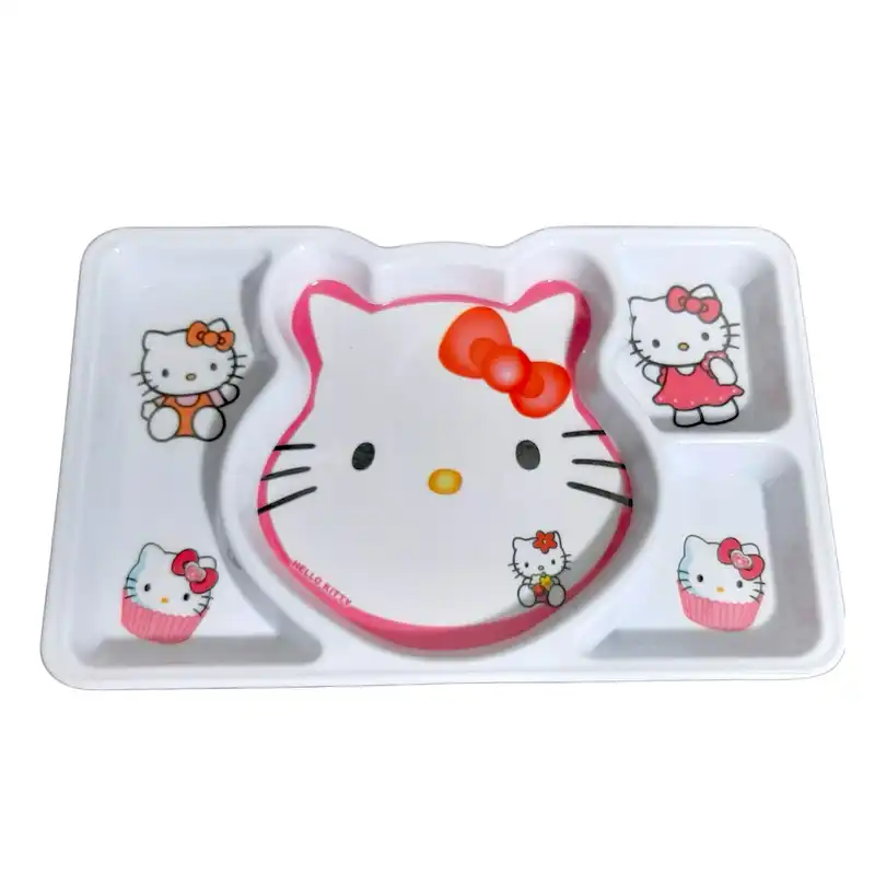 بشقاب کودک مدل KITTY کد 66