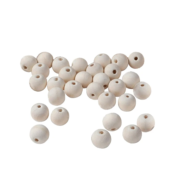 مهره دستبند مدل چوبی کد S-14mm بسته 30 عددی