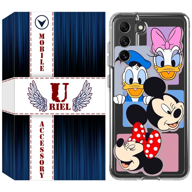 کاور یوریل مدل Clear کد 5 طرح عروسکی مناسب برای گوشی موبایل سامسونگ Galaxy S21 FE