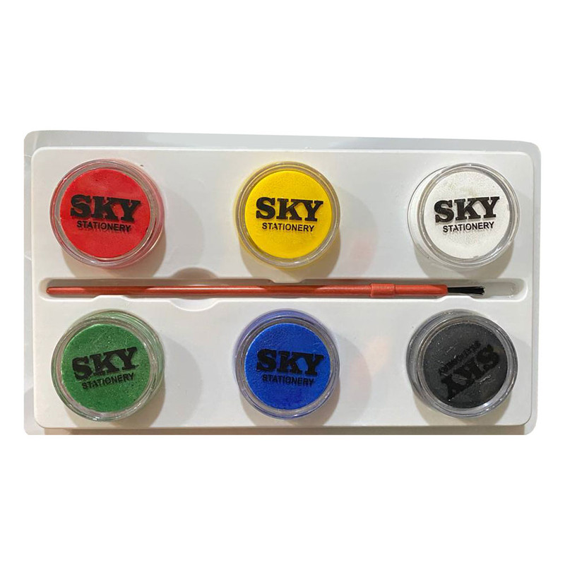 رنگ گریم صورت 6 رنگ اسکای کد 5606