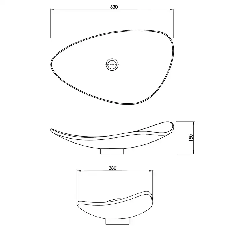 روشویی مدل مثلث