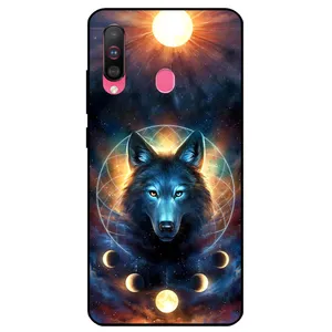 Megafone Wolf and Moon 8006 Cover For Samsung Galaxy A60 / M40