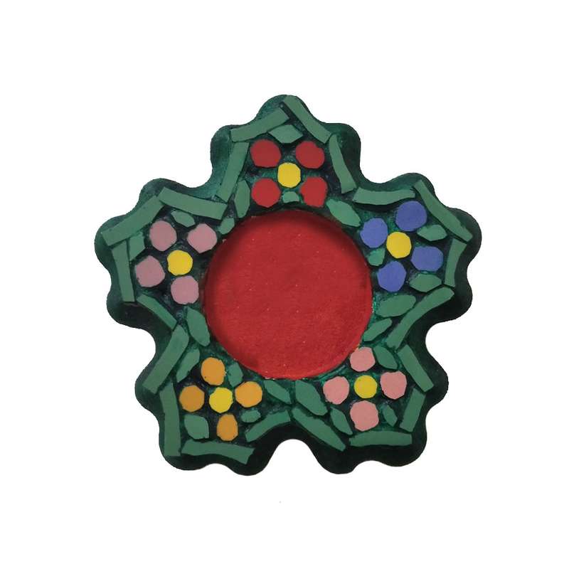 جا شمعی مدل گل