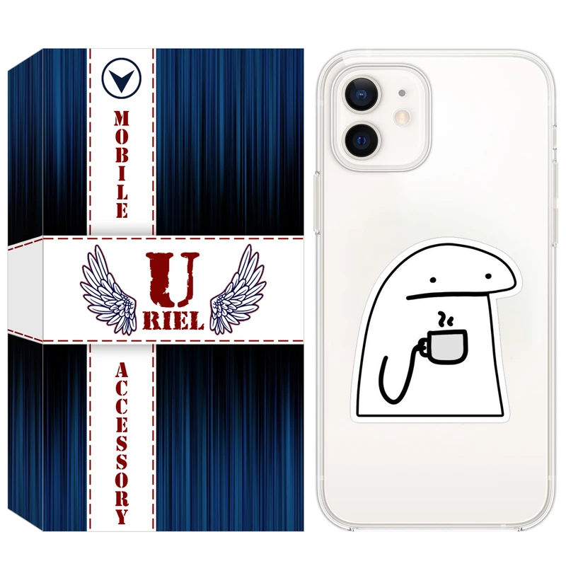 کاور یوریل مدل Clear کد 79 طرح پوکرفیس مناسب برای گوشی موبایل اپل iPhone 12