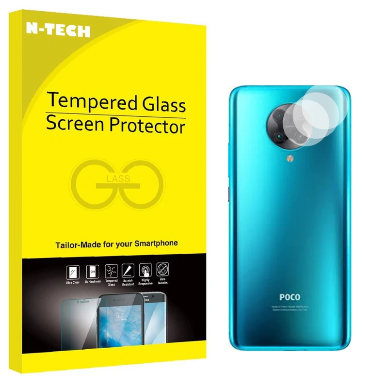 محافظ لنز دوربین انتک مدل LSNK-01 مناسب برای گوشی موبایل شیائومی Poco F2 Pro بسته سه عددی