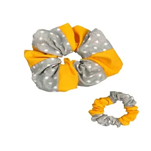 کش مو دخترانه مدل خالخالی کد 81 مجموعه 2 عددی