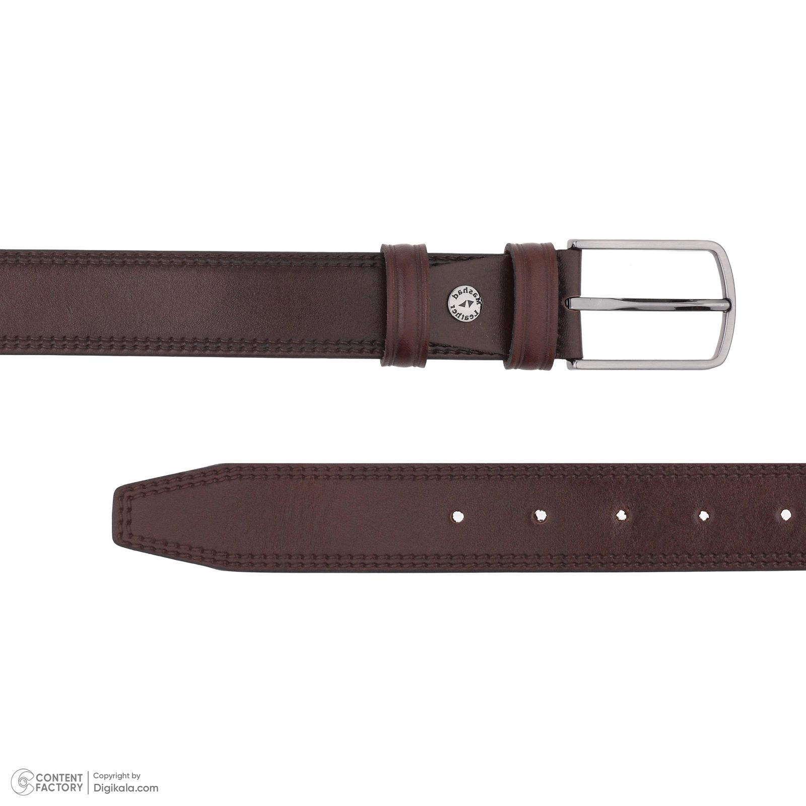 کمربند مردانه چرم مشهد مدل N6534-088 - - 4