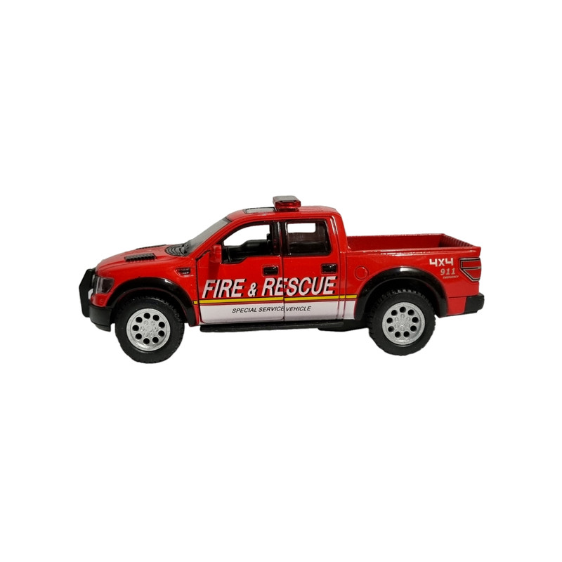 ماشین بازی کینزمارت مدل 2013 ford f15 آتش نشانی