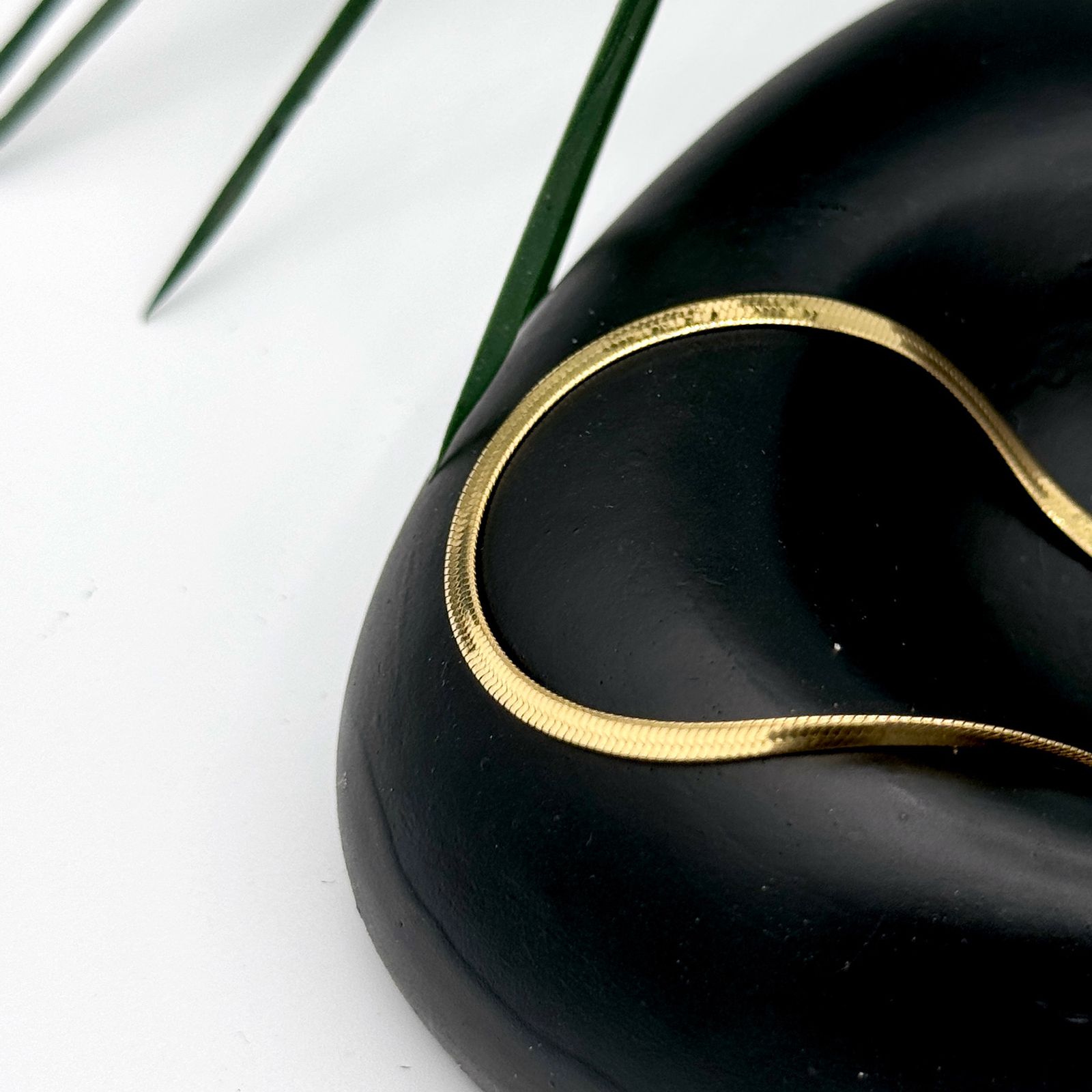 دستبند هرینگبون طلا 18 عیار زنانه ناریا کد N01 - - 2