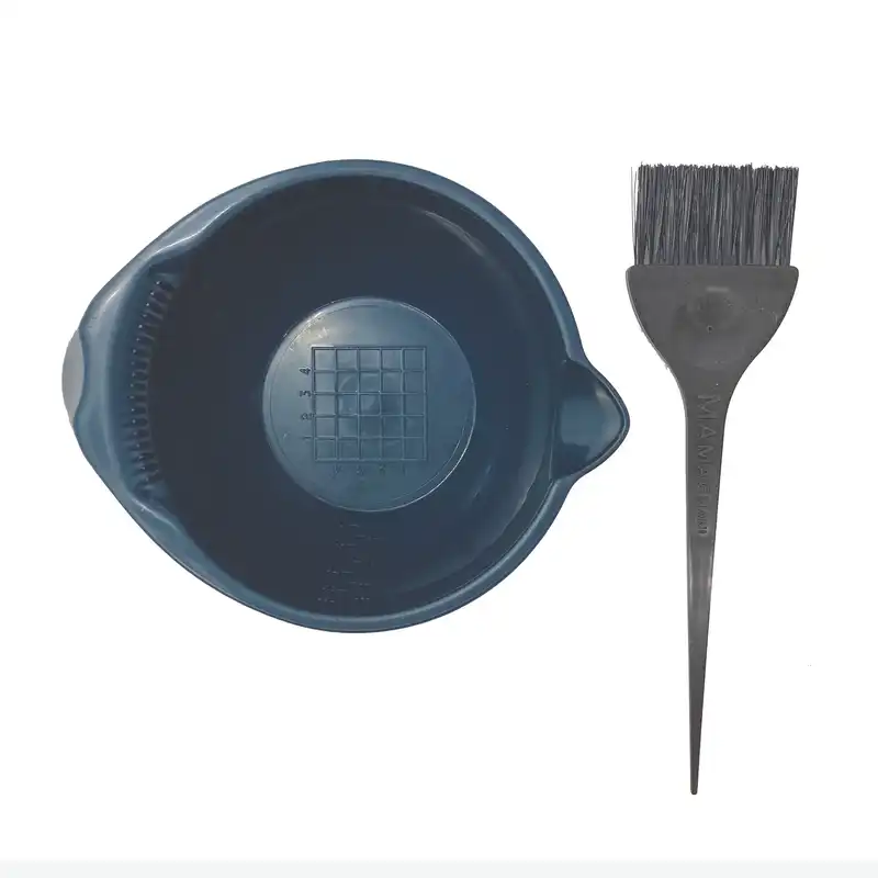 کاسه رنگ مو مدل Afshan به همراه برس رنگ مو مدل 125