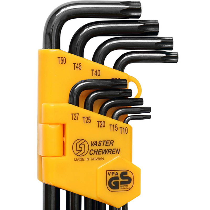 مجموعه 9 عددی آچار آلن ستاره ای واستر مدل vh006