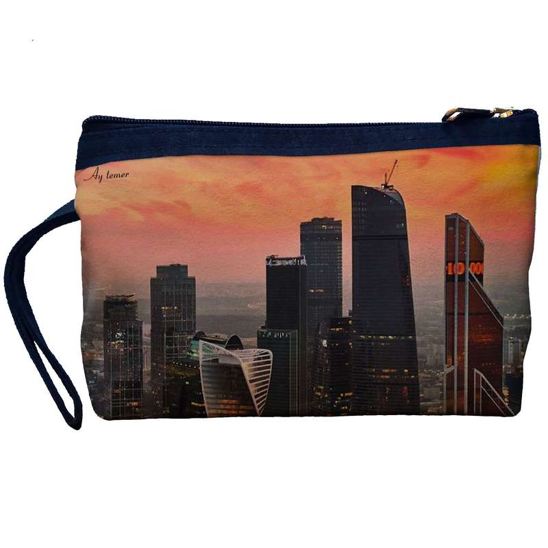 کیف لوازم آرایش زنانه آی تمر مدل نمای شهر کد 202