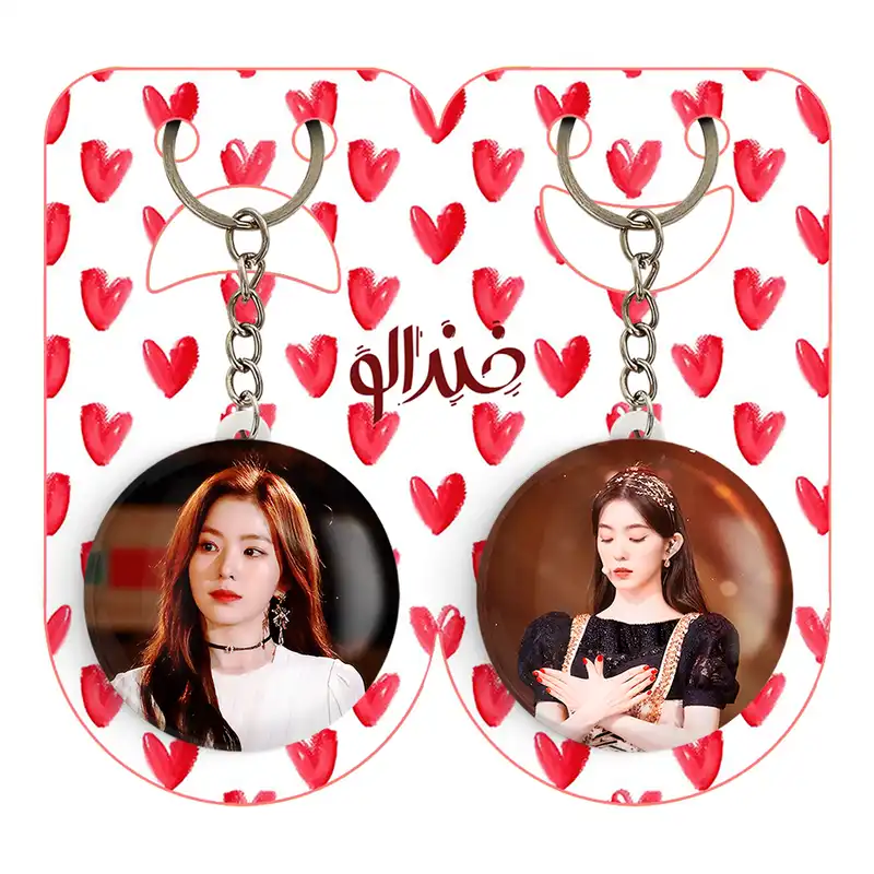 جاکلیدی خندالو مدل آیرین گروه رد ولوت Red Velvet کد 1965719653 مجموعه 2 عددی