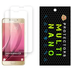 Multi Nano X-S2N Model Transparent Screen Protector Suitable For Samsung Galaxy C5 Mobile Phone Pack Of 2
