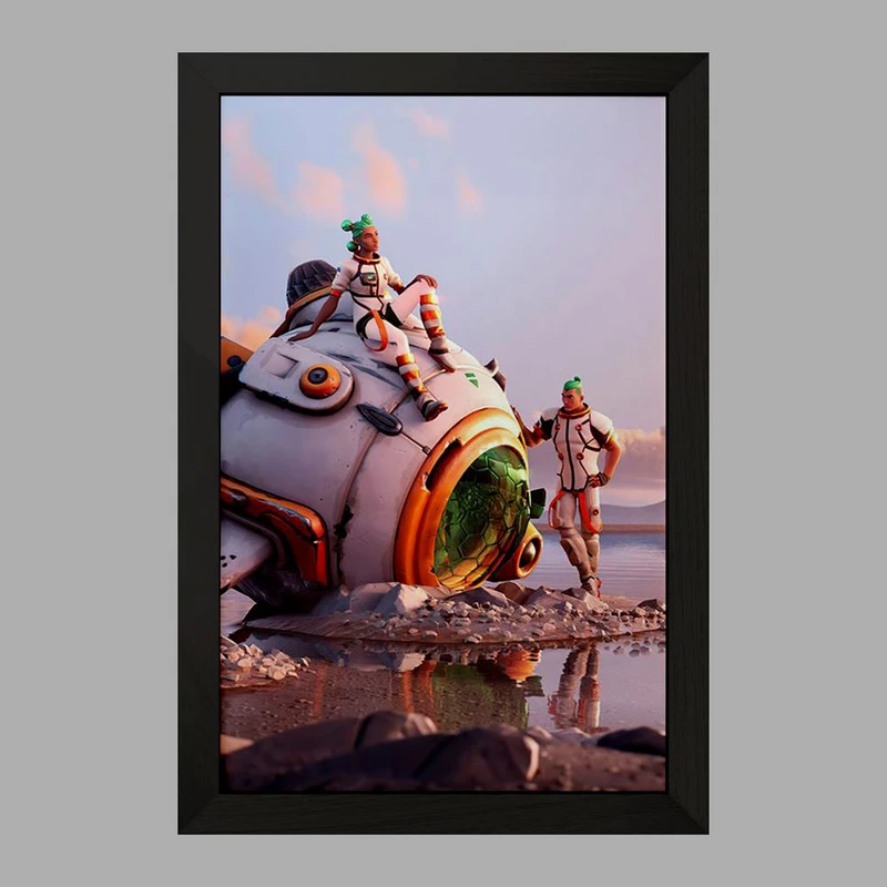 تابلو خندالو مدل بازی فورتنایت Fortnite کد 26292