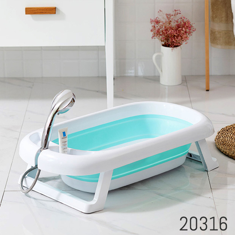 وان حمام کودک مدل Folding Bath Tub- Aqua