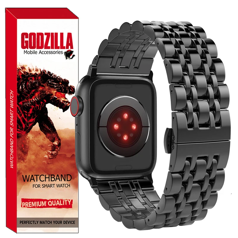 بند گودزیلا مدل 7BID مناسب برای اپل واچ Series 8 45mm