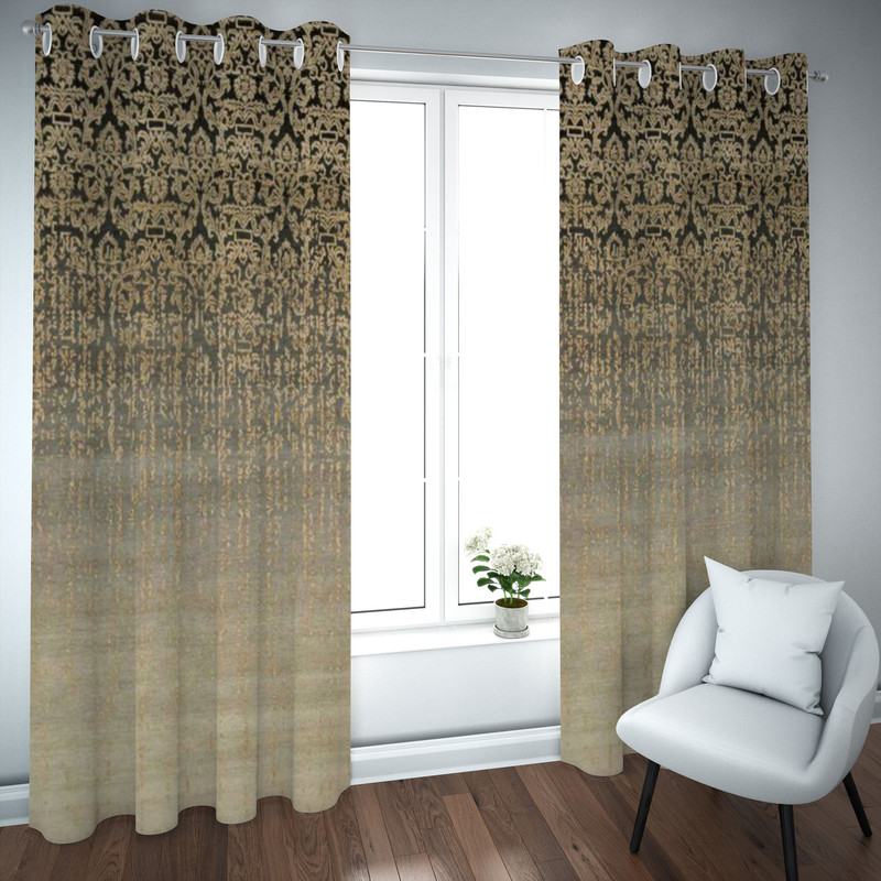پرده مدل چاپی هازان سایز 300×150 سانتی متر 