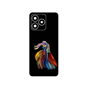MAHOOT Rainbow Hair Digital Art Cover Sticker for Realme C53