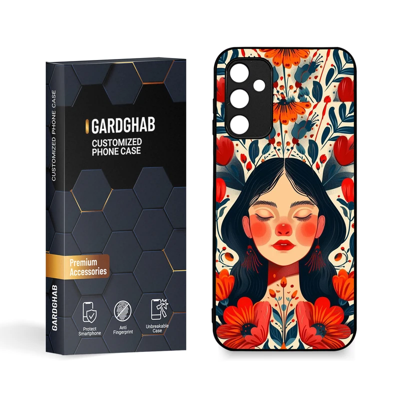  کاور گارد قاب مدل دخترانه مناسب برای گوشی موبایل سامسونگ Galaxy A14 