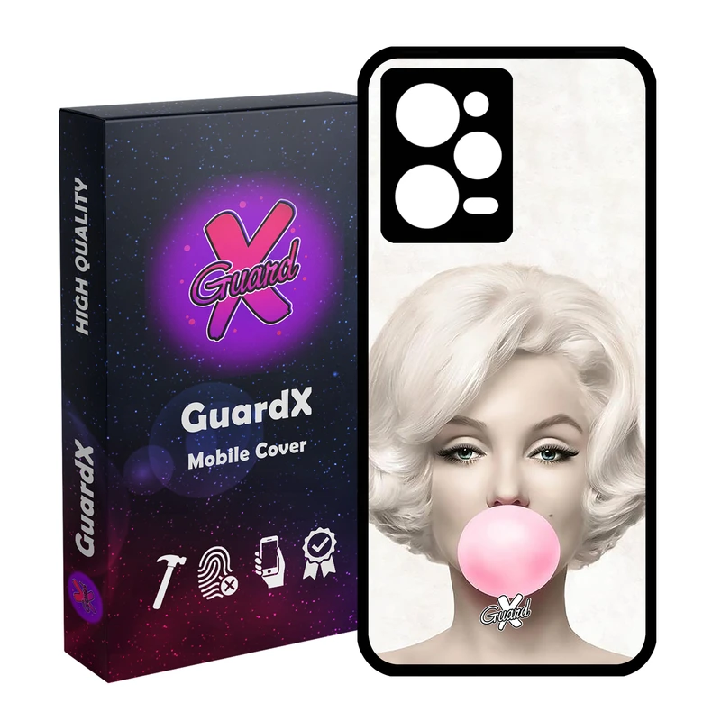 کاور گارد ایکس طرح Marilyn Monroe مدل Glass10257 مناسب برای گوشی موبایل شیائومی Redmi Note 12 Pro 5G/Poco X5 Pro 5G/Note 12 Pro Pro speed