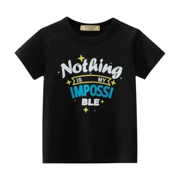 تی شرت آستین کوتاه دخترانه مدل MDSS-CG7706