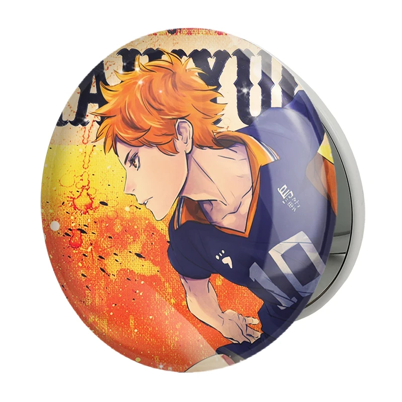 آینه جیبی خندالو طرح هیناتا شویو انیمه هایکیو Haikyu مدل تاشو کد 17787 
