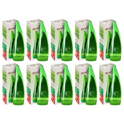 ژل ضد چروک سودا مدل لیفتینگ آلوئه ورا حجم 250 میلی لیتر مجموعه 10 عددی