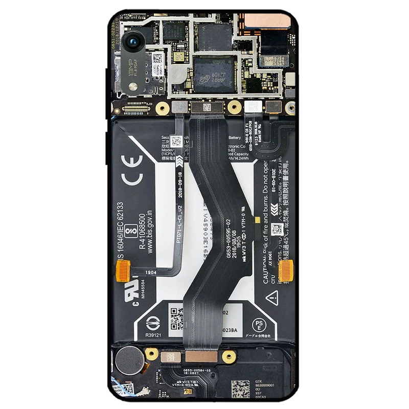 کاور مگافون طرح برد موبایل مدل 8004 مناسب برای گوشی موبایل آنر Play 8A    