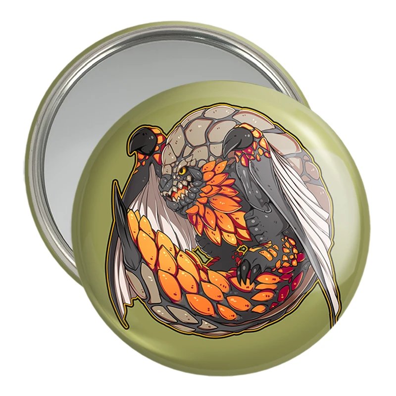 آینه جیبی خندالو مدل بازی شکارچی هیولا (Monster Hunter) کد 33217