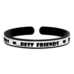 دستبند ناکسیگو طرح Best Friends مدل BR4970