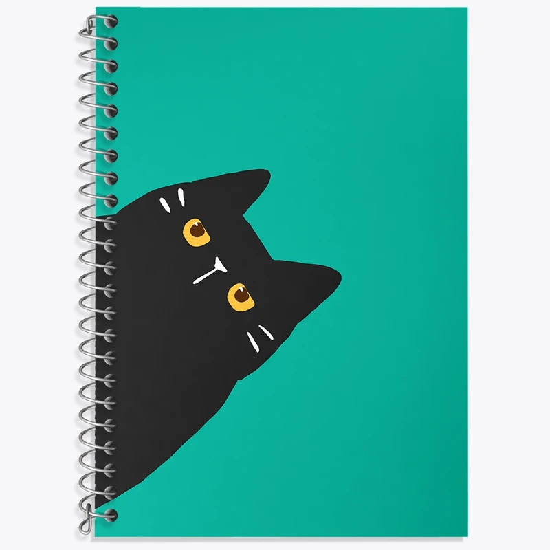 دفتر لغت 50 برگ خندالو طرح گربه کیوت کد N1313