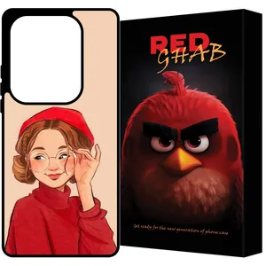  RED GHAB RCHAPN13P Cover For Xiaomi Redmi Note 13 Pro 4G / Poco M6 Pro 4G