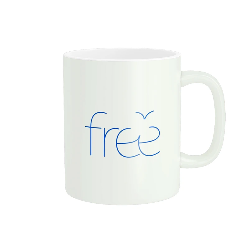 ماگ پاد آفرین مدل طرح آزاد و پرنده کد 867