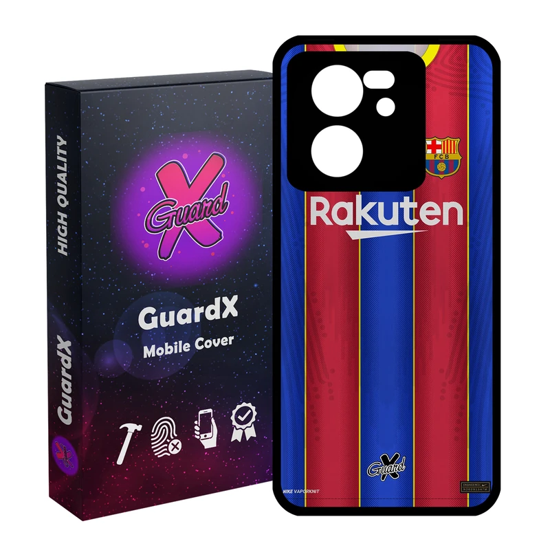 کاور گارد ایکس طرح بارسلونا مدل Glass10228 مناسب برای گوشی موبایل شیائومی 13T/13T Pro/Redmi K60 Ultra