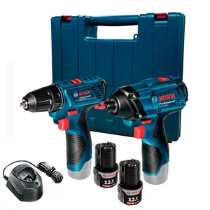  مجموعه دو عددی دریل و بکس شارژی بوش مدل فوق حرفه ای GDR 120 LI + GSR 120 LI