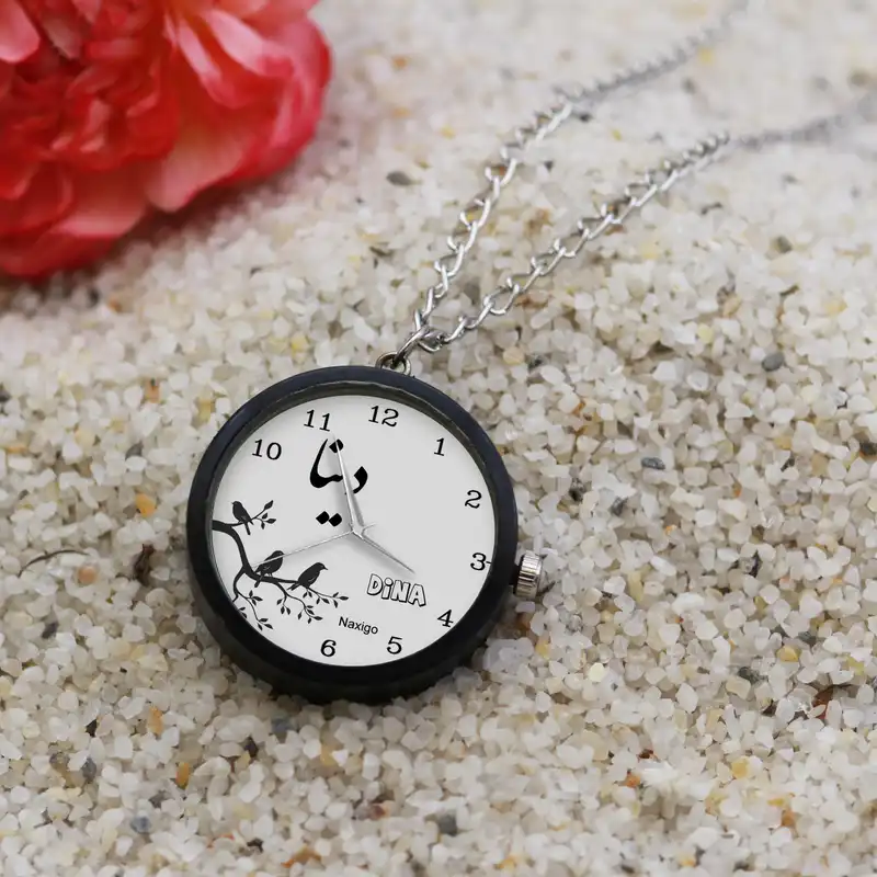 ساعت گردنبندی عقربه ای ناکسیگو مدل دینا کد NF12035