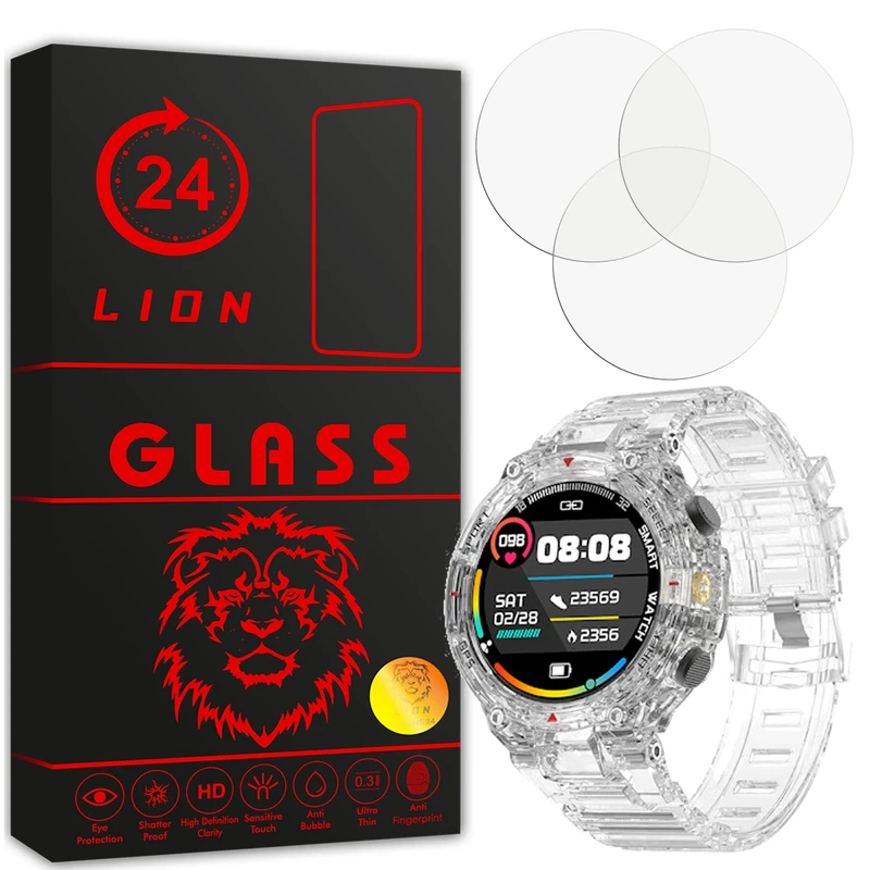 محافظ صفحه نمایش لاین مدل RB007 مناسب برای ساعت هوشمند DT5 Sport Gps بسته سه عددی