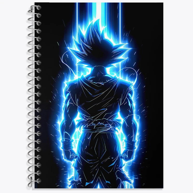 دفتر زبان 50 برگ خندالو مدل سه خط طرح انیمه دراگون بال (Dragon Ball) کد F5613