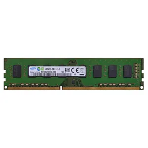 رم کامپیوتر  DDR3 دو کاناله 1600 مگاهرتز CL11 سامسونگ مدل PC3-12800U ظرفیت 4 گیگابایت