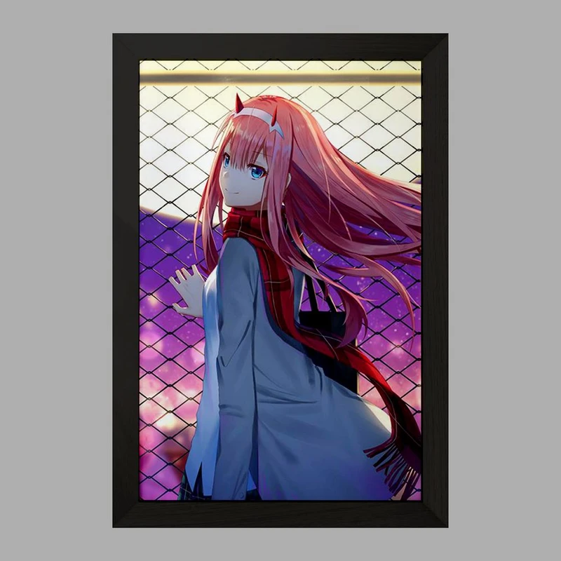 تابلو خندالو مدل زیروتو انیمه دارلینگ در فرنکس  کد 11989