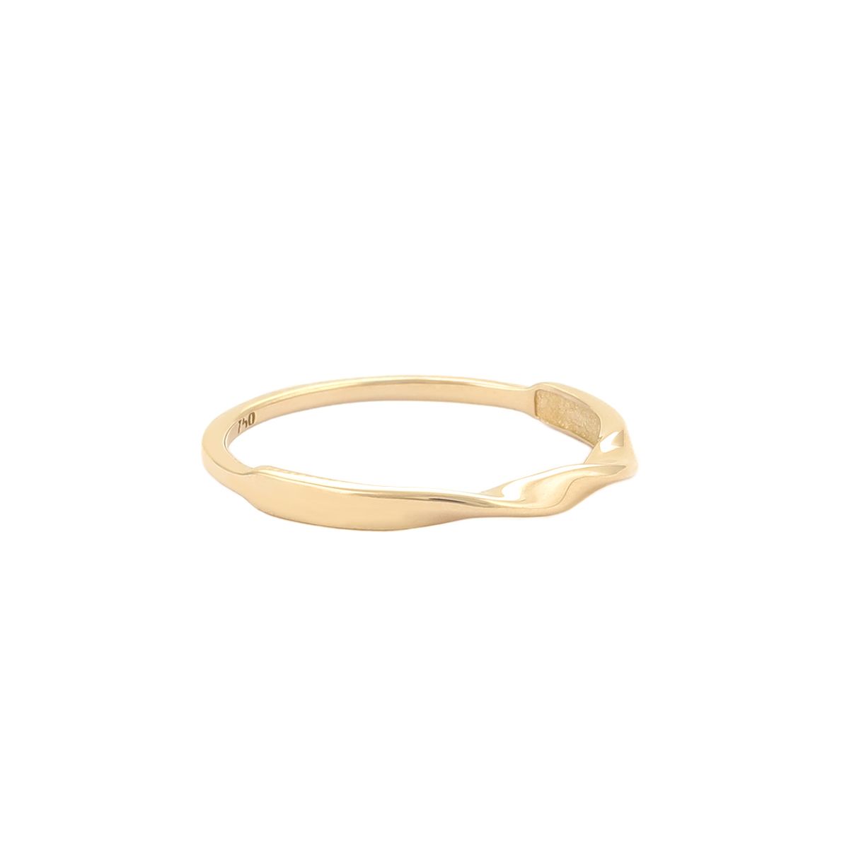 انگشتر طلا 18 عیار زنانه بان گالری مدل نوا سایز 53 -  - 2