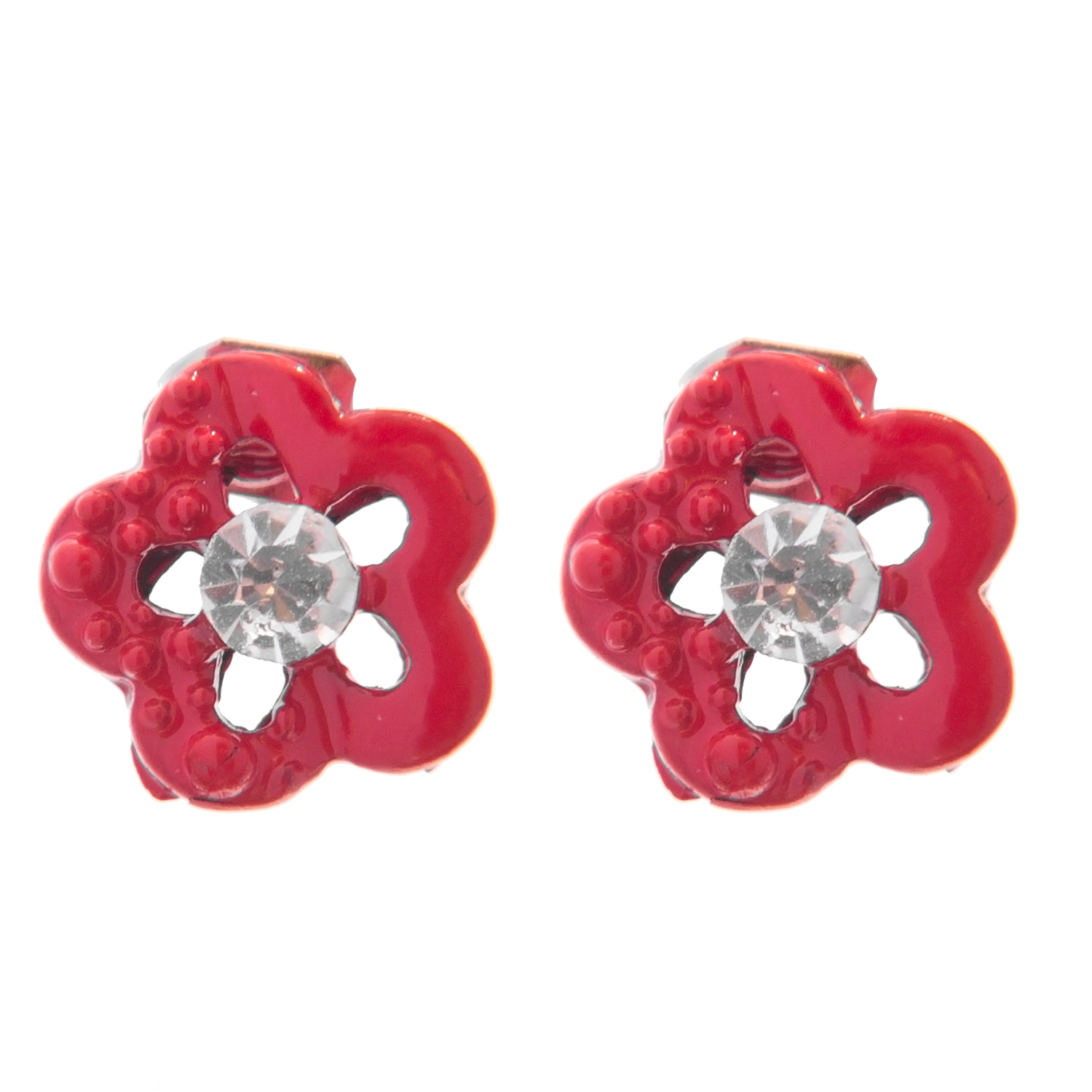 گوشواره دخترانه طرح گل کد RKH_491