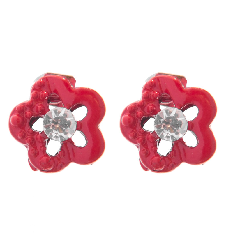 گوشواره دخترانه طرح گل کد RKH_491