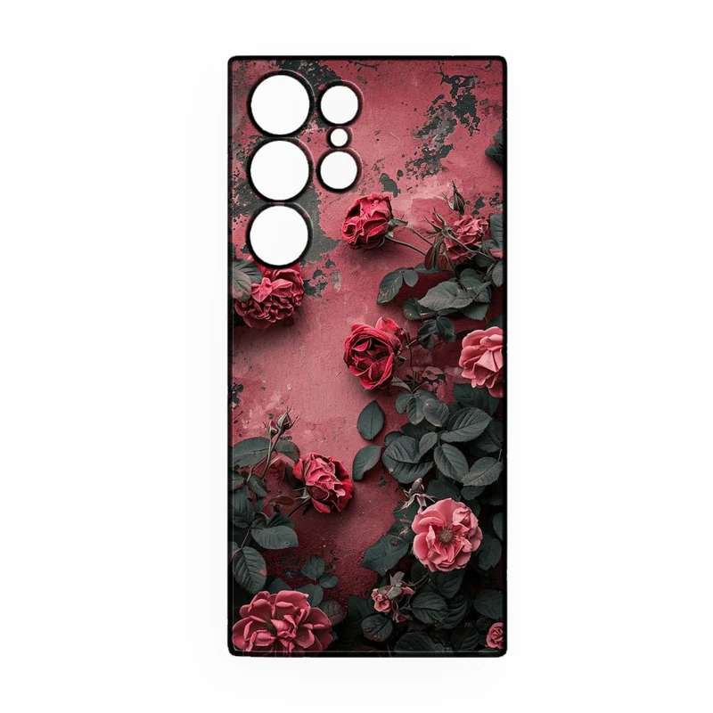 کاور طرح گل کد 323 مناسب برای گوشی موبایل سامسونگ Galaxy S22 Ultra  