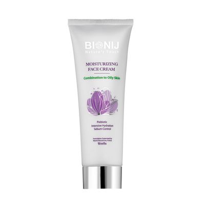 کرم مرطوب‌کننده صورت بیونیج مدل prebiotic مناسب برای پوست‌ مختلط تا چرب حجم 50 میلی‌لیتر